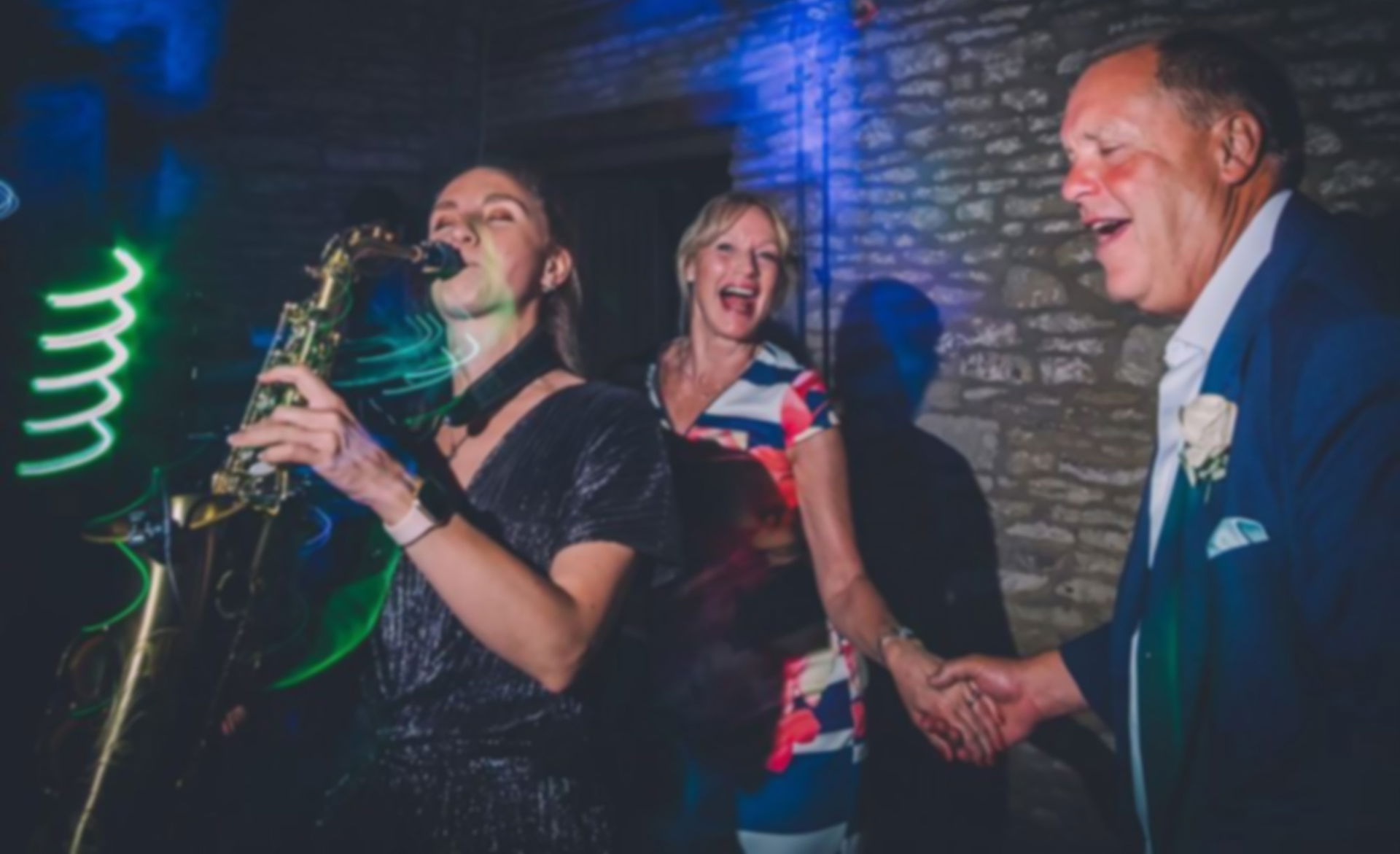 SaxoBeat DJ and saxophone wedding Derbyshire